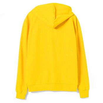 Толстовка на молнии с капюшоном Unit Siverga, желтая