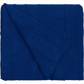 Плед Rombus, темно-синий (кобальт)