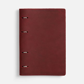 Ежедневник inStream, недатированный, красный