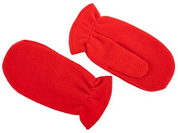 Варежки Fleecy, красные