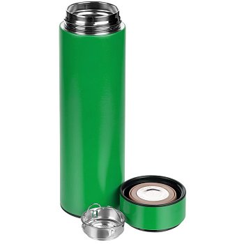 Смарт-бутылка с заменяемой батарейкой Long Therm, зеленая
