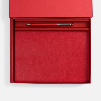 Набор Nebraska Flex, красный с серебристым