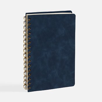 Ежедневник Spiral, недатированный, синий