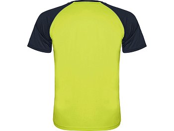 Спортивная футболка Indianapolis мужская, неоновый желтый/нэйви