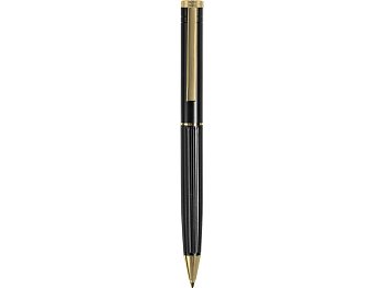 Шариковая металлическая ручка с золотистым слоем Monarch Gold, черная