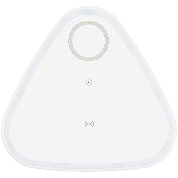 Станция беспроводной зарядки с антистрессом Countdown, белая