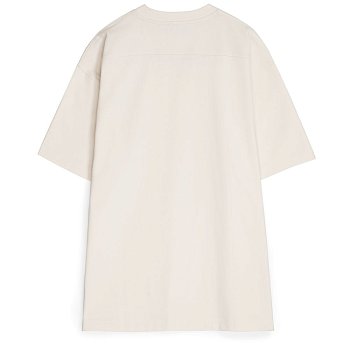 Футболка оверсайз унисекс Sideline, молочно-белая