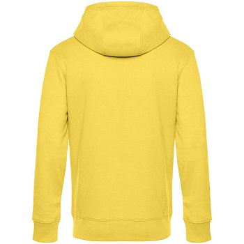 Толстовка с капюшоном унисекс King, желтая