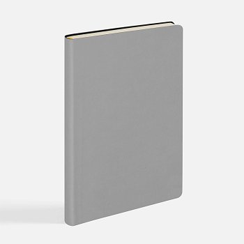 Ежедневник Flex Shall New, недатированный, серый