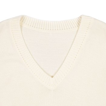 Жилет оверсайз унисекс Tad в сумке, молочно-белый