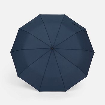 Зонт складной Cloudburst в подарочной упаковке, темно-синий
