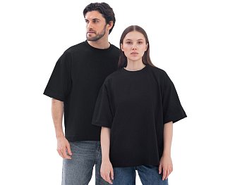 Футболка оверсайз Beta.01 унисекс, черный