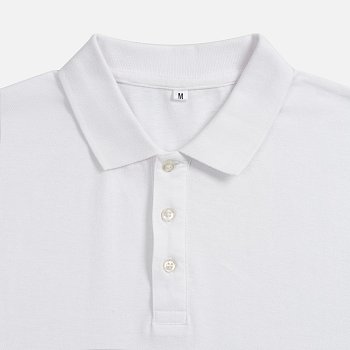 Рубашка поло унисекс Tervise, белая