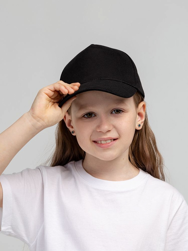 Бейсболка детская Standard Kids, черная