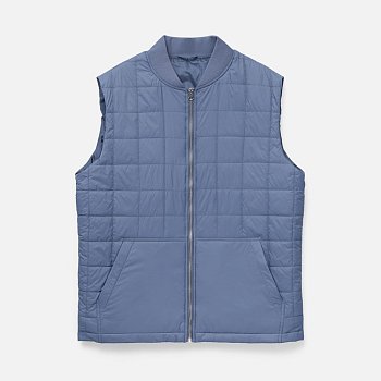 Жилет унисекс Warmbridge, синий (джинс)