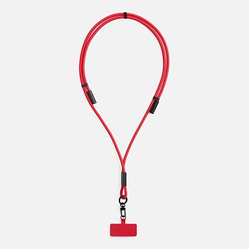 Кабель-ланьярд energyFlex Power Delivery 60 Вт, красный