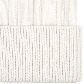 Шапка Knit Beat, белая (молочная)