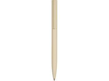 Шариковая металлическая ручка Minimalist софт-тач, бежевый