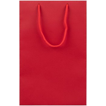 Пакет бумажный Porta S, вертикальный, красный