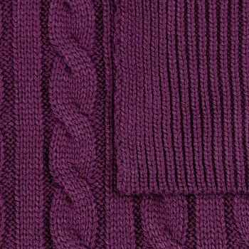 Шарф Heat Trick, баклажановый