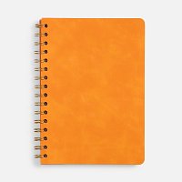 Ежедневник Spiral, недатированный, оранжевый
