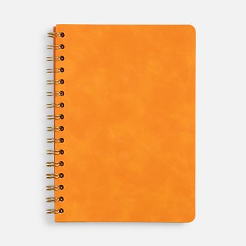 Ежедневник Spiral, недатированный, оранжевый