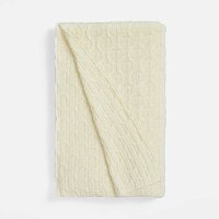 Плед Braidera, белый (молочный)