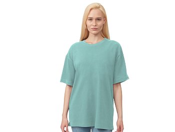 Футболка оверсайз Vienna унисекс , припылено-бирюзовый