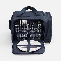 Набор для пикника Campello на 4 персоны, темно-синий