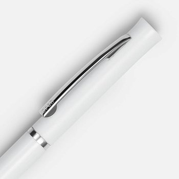 Ручка шариковая Euro Chrome, белая