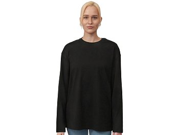 Лонгслив оверсайз Berlin унисекс, черный