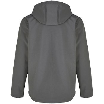 Куртка софтшелл с капюшоном мужская Race Men, темно-серая