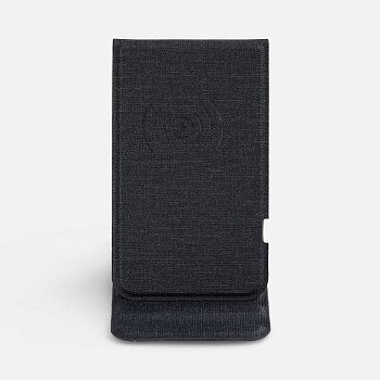 Подставка для смартфона с беспроводной зарядкой Kickstand, серая