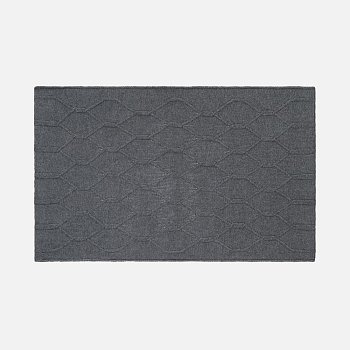 Плед Curve Verve, серый меланж (маренго)