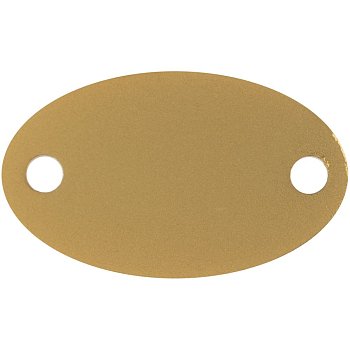Шильдик металлический Alfa Oval, золотистый