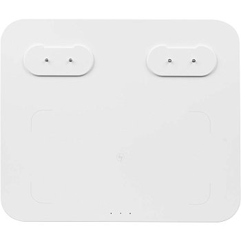 Станция беспроводной зарядки с колонкой и ночником Trilogy, белая