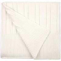 Шарф Knit Beat, белый (молочный)