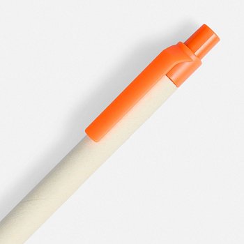 Ручка шариковая MilkMake, оранжевая