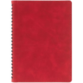 Ежедневник Spring Urban на заказ, недатированный, красный