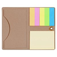 Футляр для визитки Eco Holder со стикерами, крафт