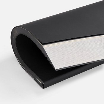 Ежедневник Flat, недатированный, черный