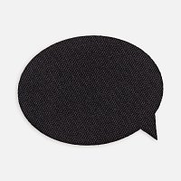 Наклейка тканевая Lunga Bubble, M, черная