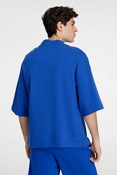 Футболка оверсайз унисекс T9, синяя