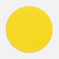 Наклейка тканевая Lunga Round, M, желтая