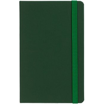 Блокнот Shall, в линейку, зеленый