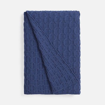 Плед Braidera, синий (черника)