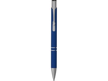 Ручка металлическая шариковая C1 софт-тач, синий