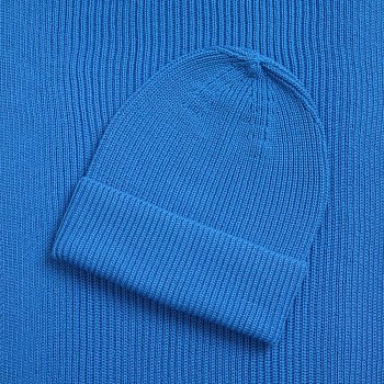 Шарф Nobilis Mono, синий (аква)