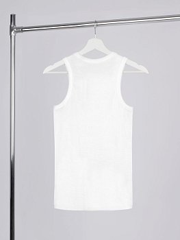 Майка унисекс Neofit, молочно-белая