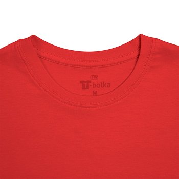 Футболка унисекс T-bolka 140, красная